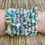 Pulseira Cascalho Amazonita extra