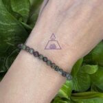 Pulseira Esfera Jaspe Sangue de Dragão 4mm