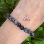 Pulseira Esfera Labradorita Negra 6mm
