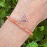 Pulseira Facetada Pedra do Sol 4mm (Qualidade EXTRA)