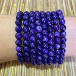 Pulseira Esfera Charoíta 6mm