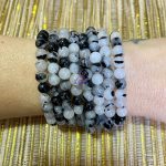 Pulseira Esfera Quartzo Turmalinado 6mm