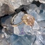 Anel Quartzo Diamante Herkimer Ajustável cod 1 - Imagem 3