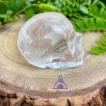 Crânio de Cristal Quartzo Branco Transparente - Imagem 3