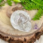 Crânio de Cristal Quartzo Branco Transparente - Imagem 2