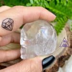 Crânio de Cristal Quartzo Branco Transparente - Imagem 3