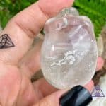 Crânio de Cristal Quartzo Branco Transparente - Imagem 2