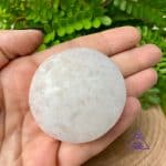 Sabonete de Cristal Selenita redondo - Imagem 2
