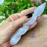 Bastão Massageador Espiral de Cristal Selenita - Imagem 2