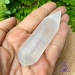 Massageador de Cristal Selenita com ponta - Imagem 2