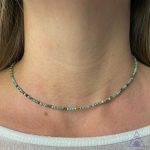 Colar Turqueza facetada 2mm - Imagem 2
