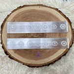 Régua Bastão 7 Chacras de Cristal Selenita