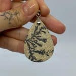 Pingente Dendrita Psilomelana cabochão 1