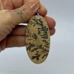 Pingente Dendrita Psilomelana cabochão 3