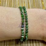 Pulseira Facetada Diopsídio 4mm - Imagem 2