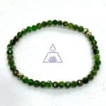Pulseira Facetada Diopsídio 4mm