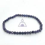 Pulseira Facetada Safira Azul 3mm