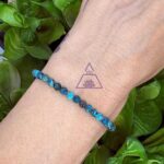Pulseira Facetada Crisocola Quantum Quatro 3mm