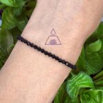 Pulseira Facetada Turmalina Preta 3mm