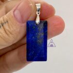 Pingente Lápis Lazuli prata 925 - cod 2