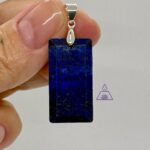 Pingente Lápis Lazuli prata 925 - cod 6