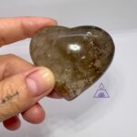 Coração Quartzo Fumê