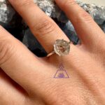 Anel Quartzo Diamante Herkimer Ajustável cod 3