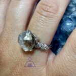 Anel Quartzo Diamante Herkimer Ajustável cod 4