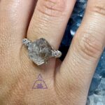 Anel Quartzo Diamante Herkimer Ajustável cod 4 - Imagem 4