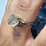 Anel Quartzo Diamante Herkimer Ajustável cod 6 - Imagem 2