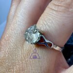 Anel Quartzo Diamante Herkimer Ajustável cod 7 - Imagem 2