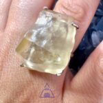 Anel Tectito Ouro da Líbia Ajustável Prata 925 cod 1