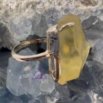 Anel Tectito Ouro da Líbia Ajustável Prata 925 cod 1 - Imagem 3